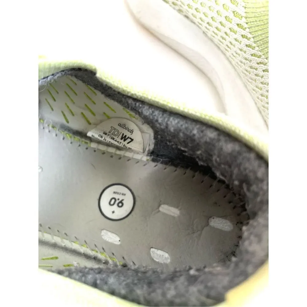Allbirds Womens Tree Dasher Gaia (White Sole) Running Shoes Size‎ 7